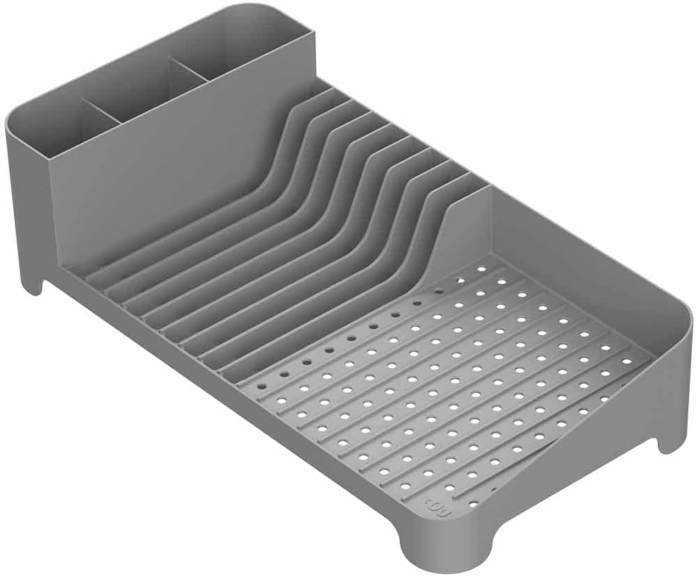 Escorredor de Louças Compact Chumbo Linha Trium