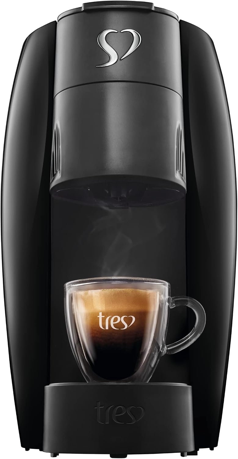 3 Corações TRES Cafeteira Espresso e Multibebida LOV Preta - 127V