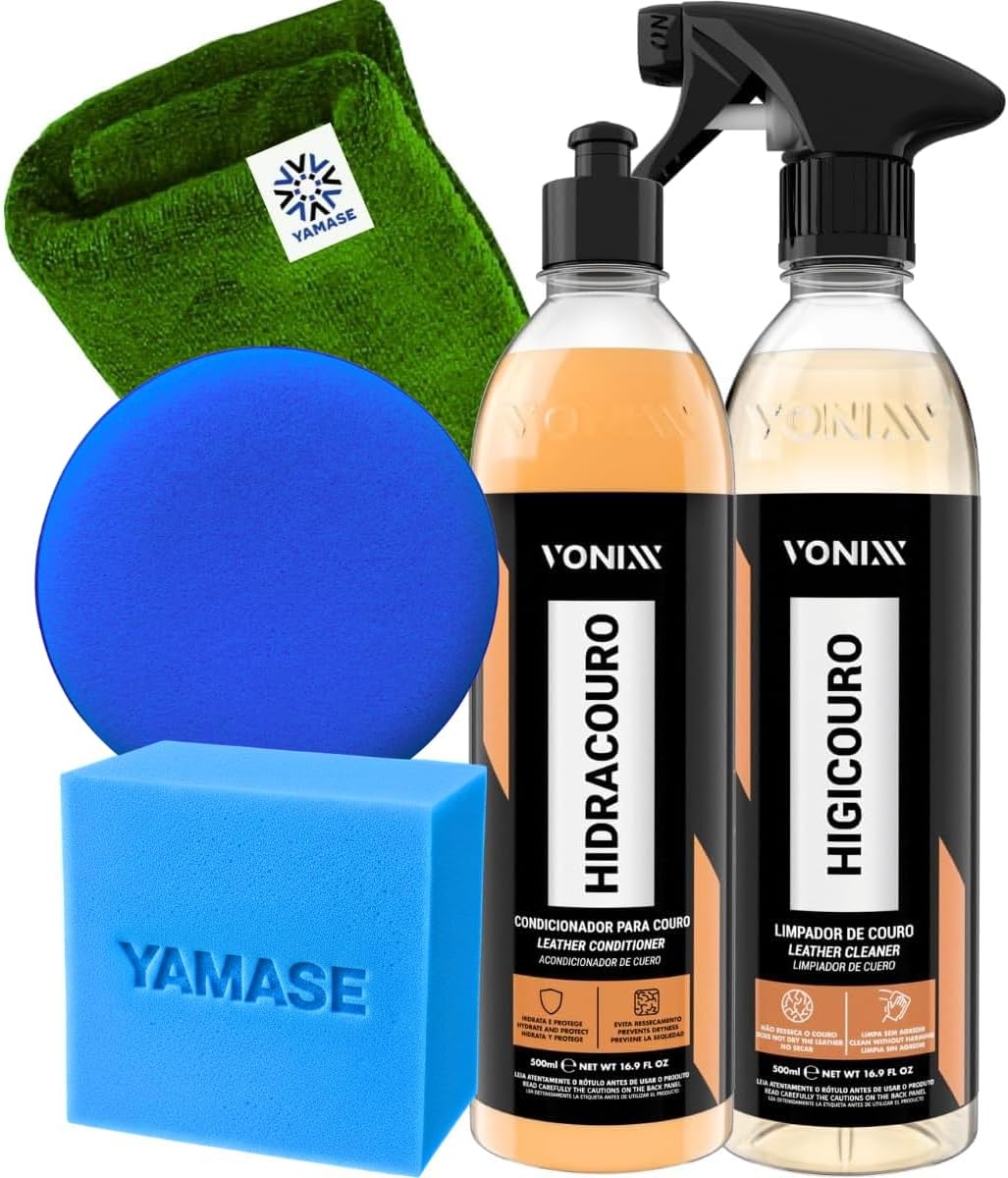 Kit Limpeza e Hidratação de Couro Hidracouro Higicouro Vonixx