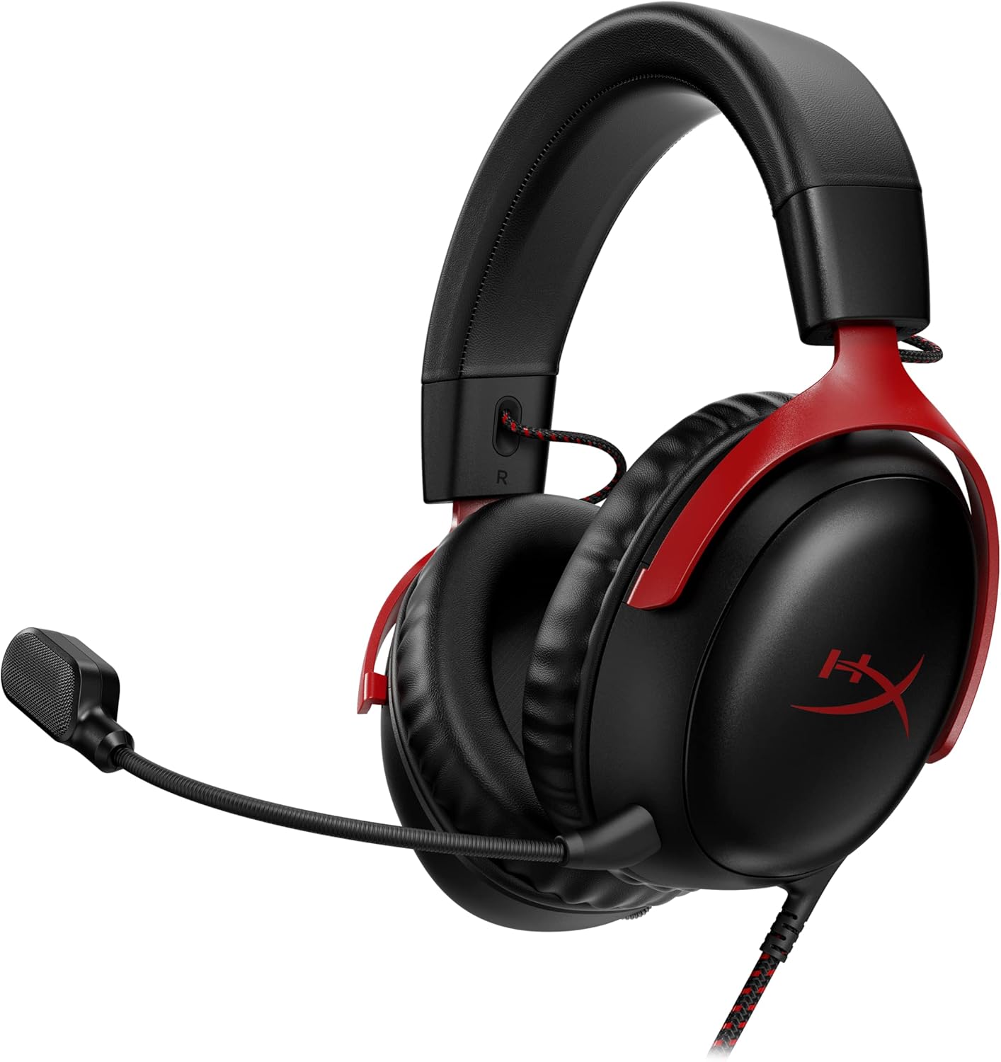 Headset Gamer HyperX Cloud III – Compatível com PC, PS5, Xbox Series X|S, Drivers Angulado