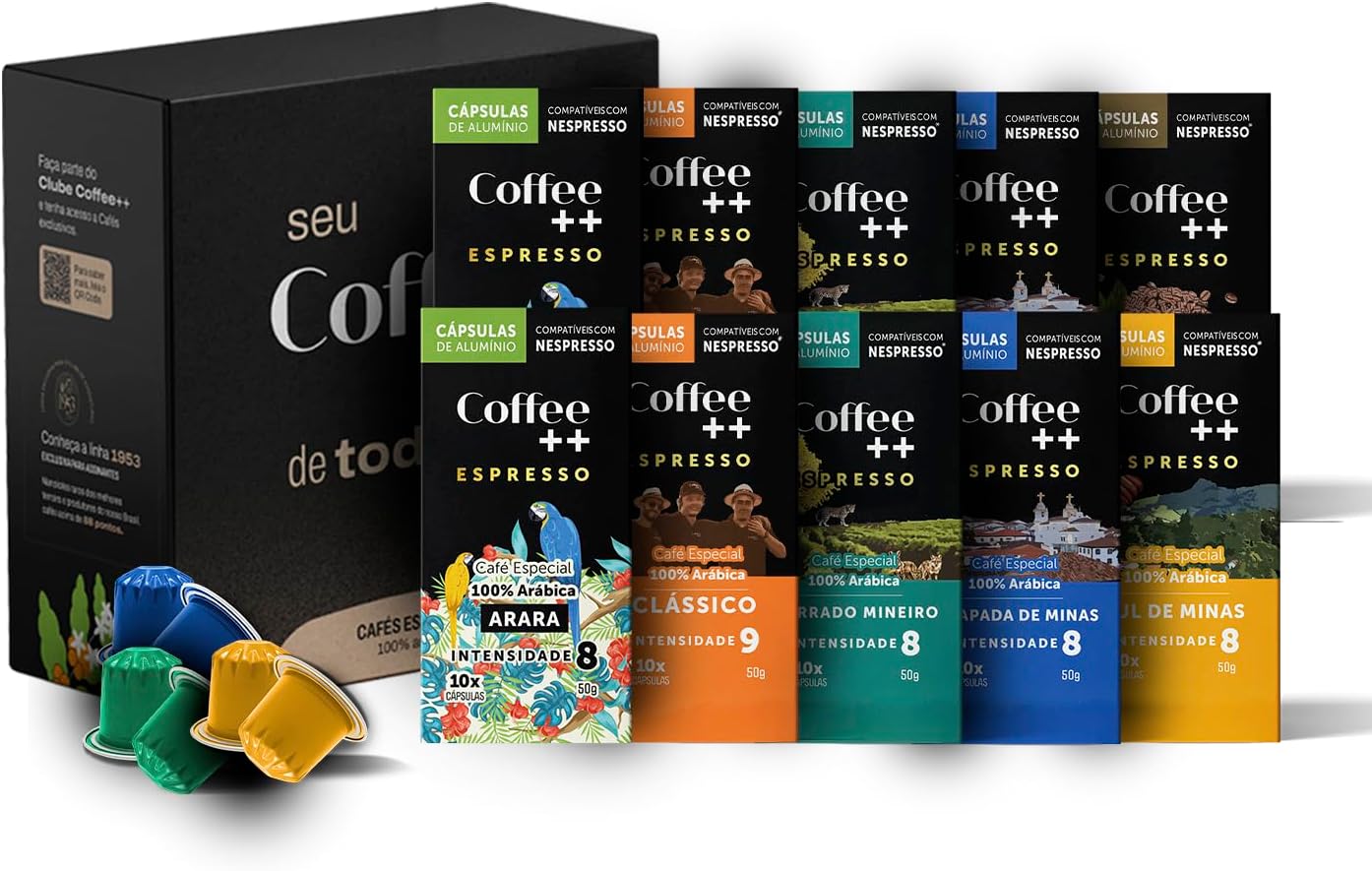 Café Coffee Mais Kit 100 Cápsulas