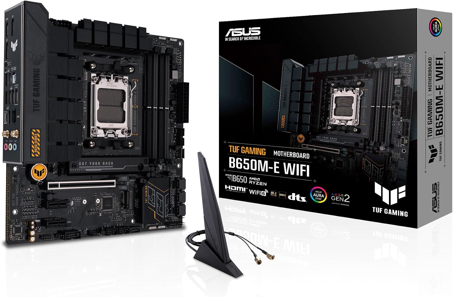 🔥 Placa Mãe Asus TUF Gaming B650M-E WIFI, Chipset B650, AMD AM5, mATX, DDR5, 90MB1FV0-M0E