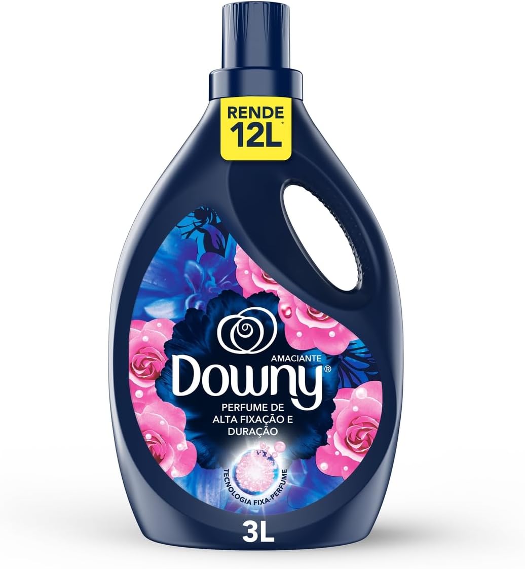 Downy Amaciante Concentrado Líquido Brisa Intenso 3L – Rende 12L