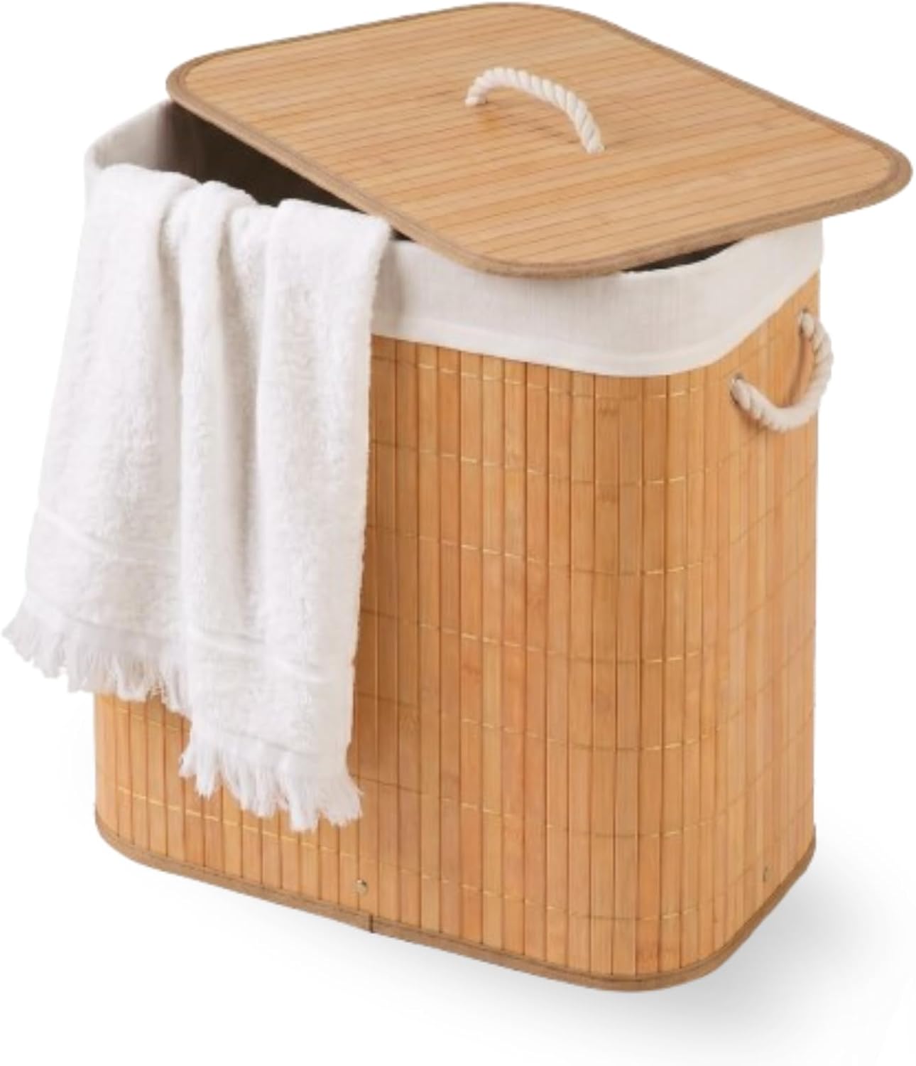 Cesto Bambu Retangular 60L