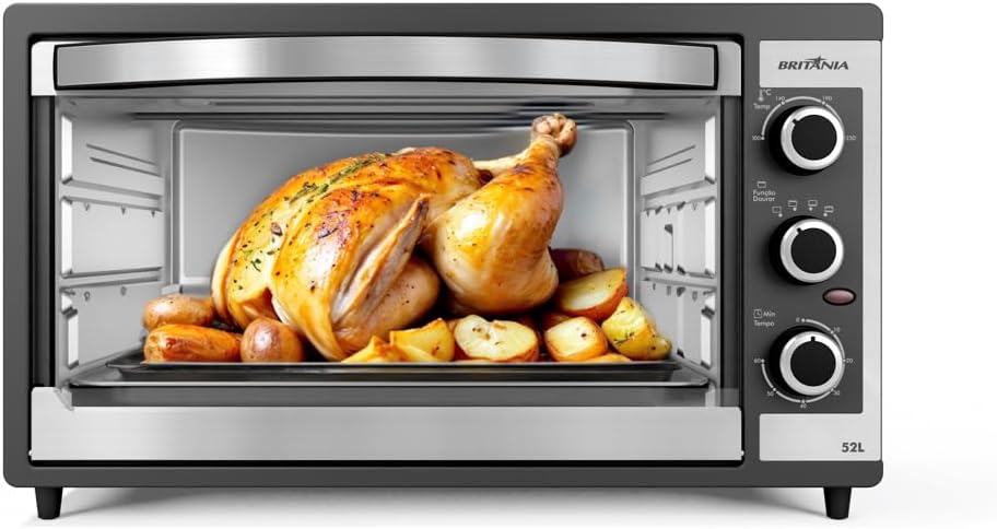 Forno Elétrico Britânia BFE55P Dupla resistência 52L 127V