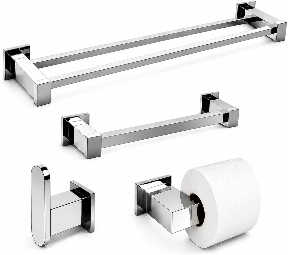 Banheiro organizado e sem ferrugem kit completo