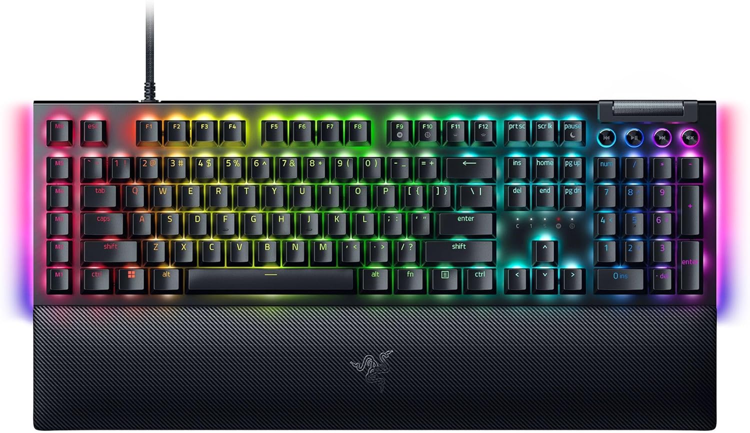 Teclado Blackwindow V4 Green Switch Razer - RZ0304690200R3U