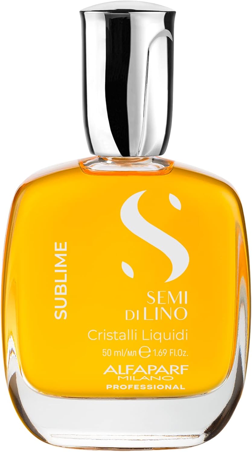 Alfaparf Milano Semi di Lino Sublime Cristalli Liquidi Óleo Capilar com Proteção Térmica 5