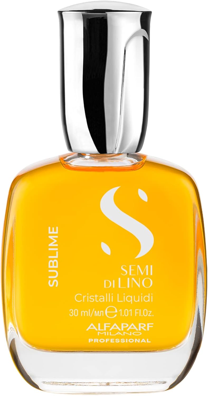 Alfaparf Milano Semi di Lino Sublime Cristalli Liquidi Óleo Capilar com Proteção Térmica 3
