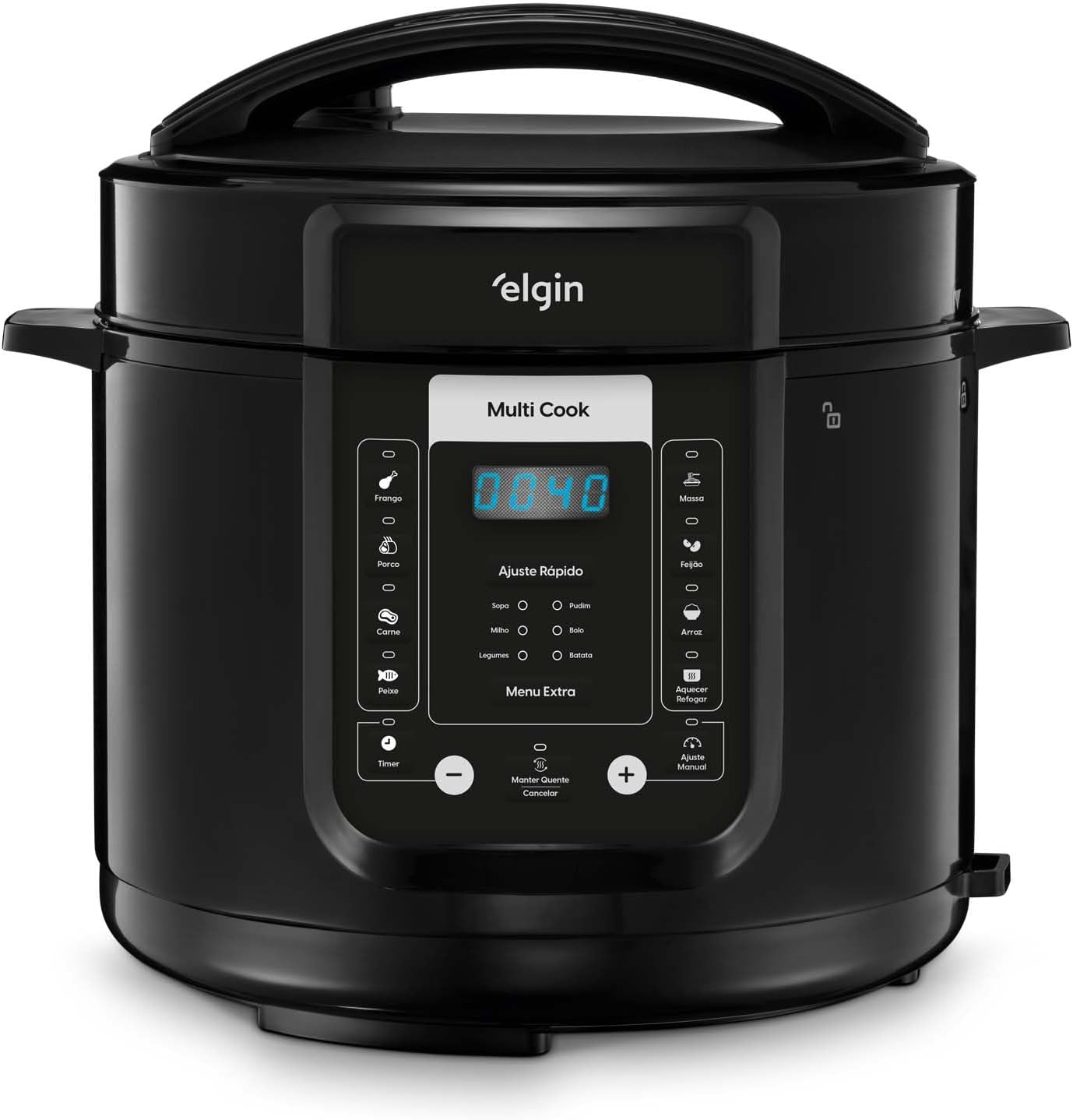 Panela de Pressão Digital Elétrica Multi Cook 5 Litros Elgin, Alumínio