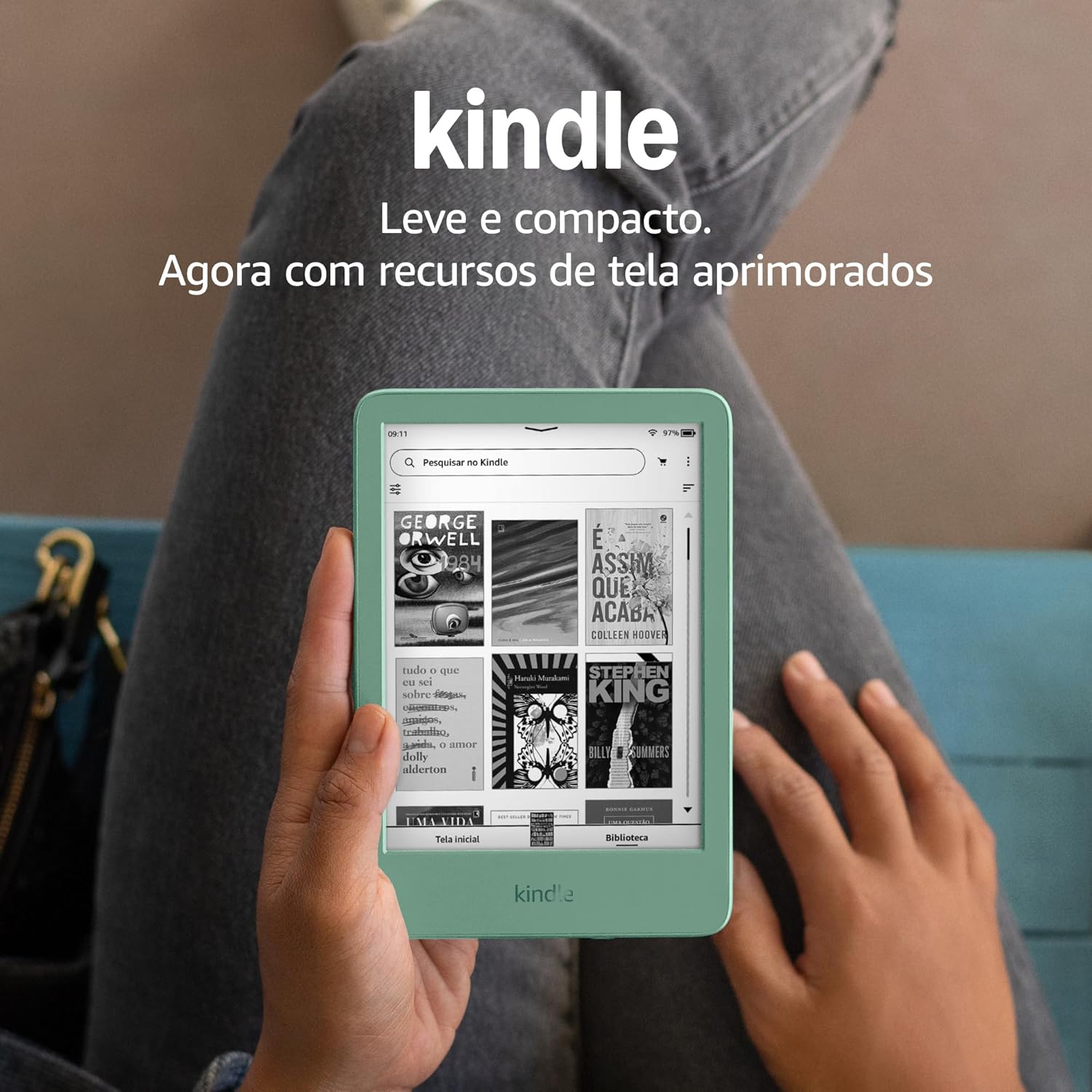Kindle 16 GB (Geração mais recente) - Tela antirreflexo, trocas de página mais rápidas, lu