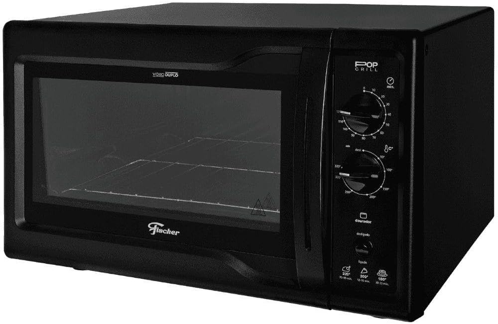 Fischer Forno Eletrico Bancada Pop Grill 44L Black 220V 34313-94809