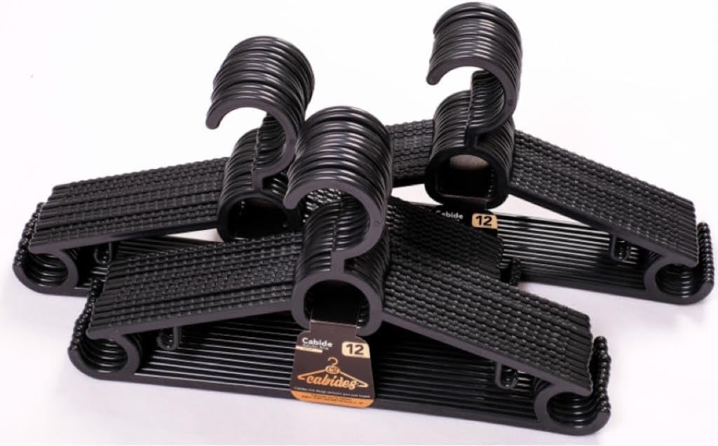 CSCABIDES Kit Com 50 Cabides Reforçado Antideslizantes Adulto Roupas