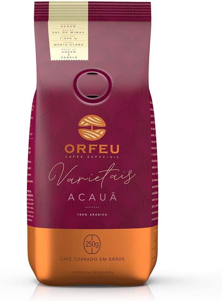 Café Acauã Orfeu em Grãos, 100% Arabica 250g