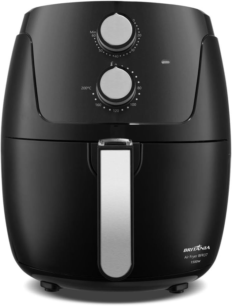 Britânia Fritadeira Air Fryer BFR37 Revestimento Dura Mais 4,2L 1500W 127V 4L