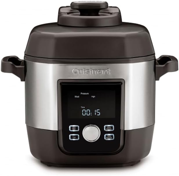 Panela de Pressão Elétrica Cuisinart 5,7 Litros Multicooker de Alta Pressão 1800W 127V
