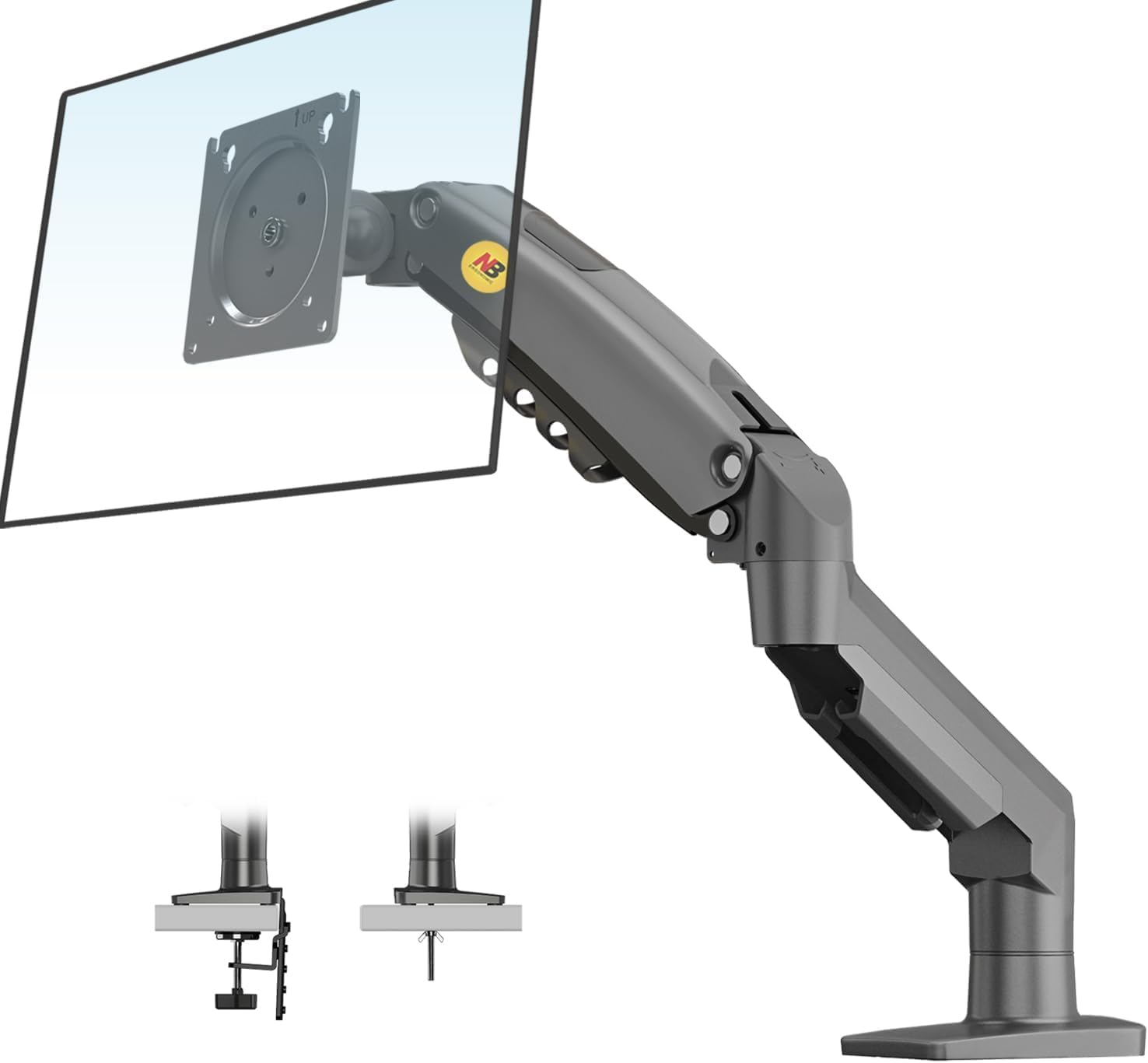 Suporte North Bayou Nb F80 De Mesa Para Tv Monitor De 17 Até 30 Preto