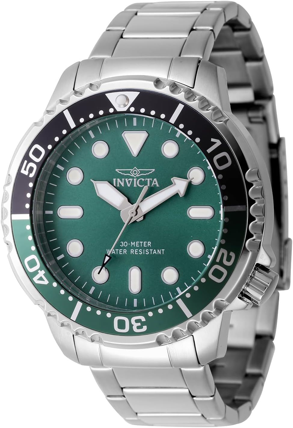 Invicta Pro Diver Masculino 48 mm Aço Inoxidável Mostrador Verde PC21J Quartzo
