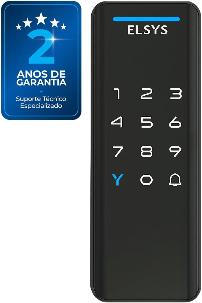 Fechadura Digital de Sobrepor, Abertura por senha ou tag, Pop, DS1100V, Elsys