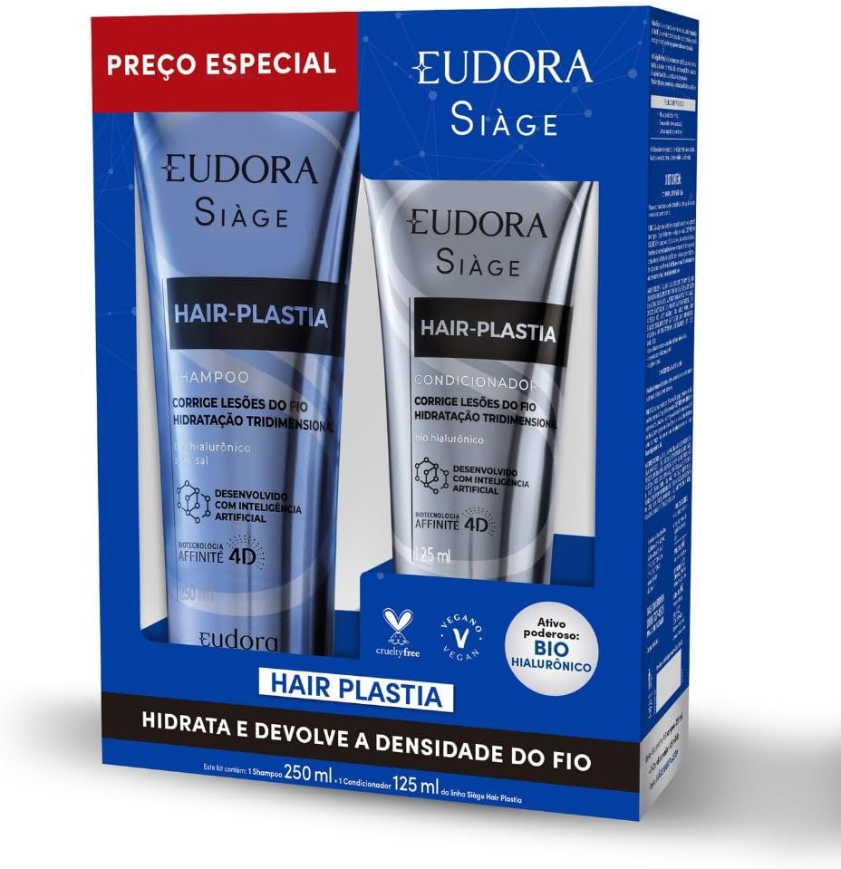 Kit Eudora Siàge Shampoo 250ml + Condicionador 125ml