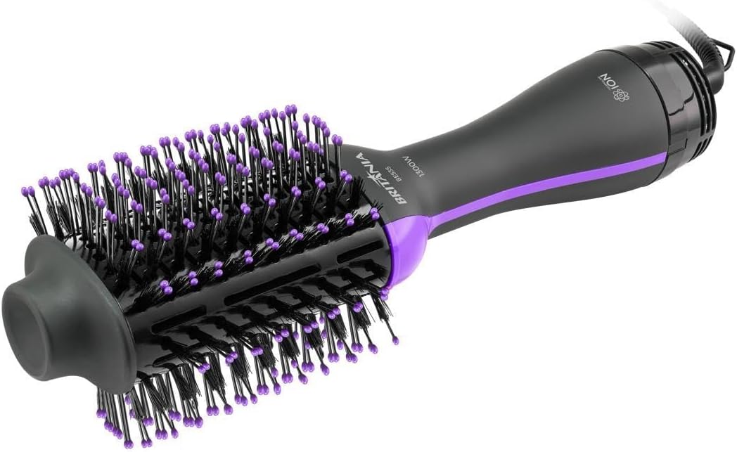 Britânia Escova Secadora 4 em 1 BES35 1300W Bivolt Plástico Preto e Roxo