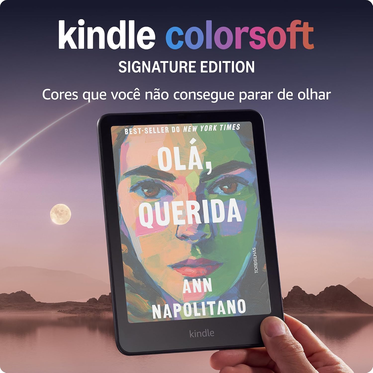 Kindle Colorsoft Signature Edition (32 GB) - Com tela colorida, luz frontal autoadaptável