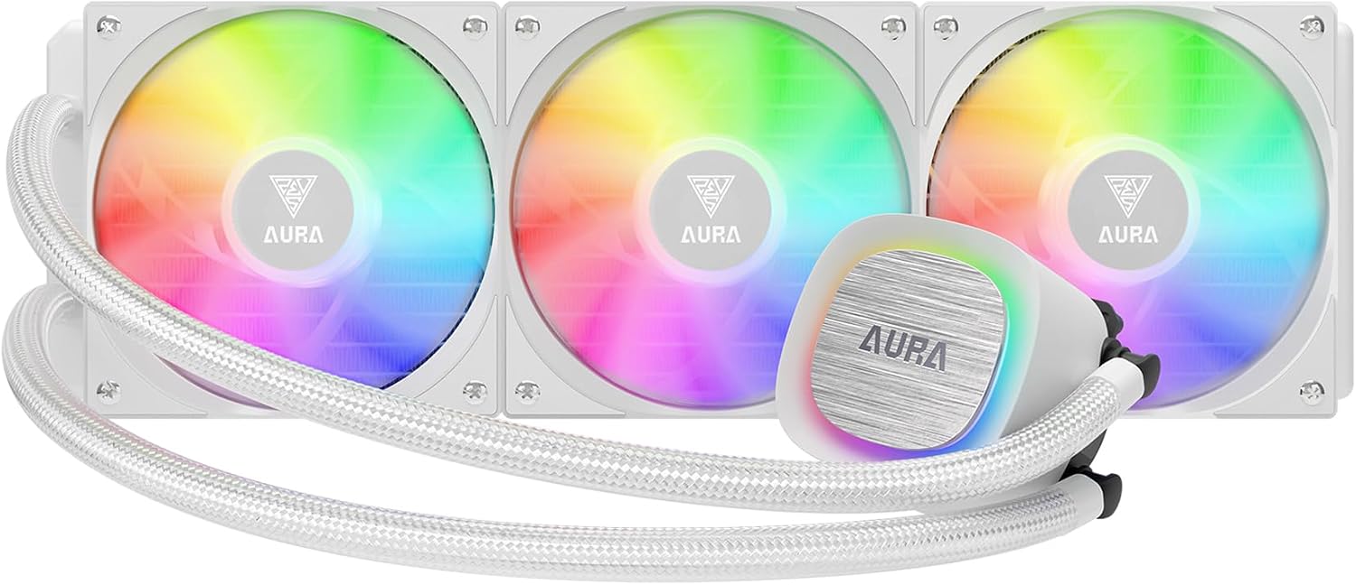 🔥Water Cooler 360mm Gamdias Aura GL360 V2 ARGB Branco