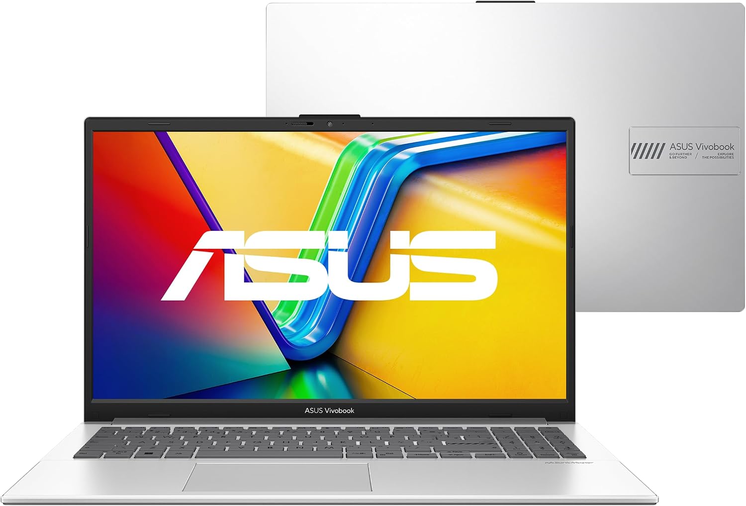 Notebook ASUS Vivobook Go 15, Intel Core i3 N305, 4GB, 128GB SSD, W11 Home, Tela 15.6" FHD