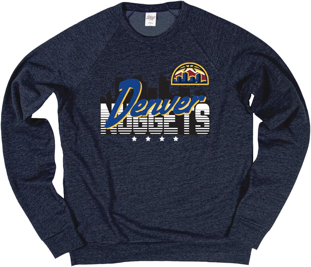 Blue 84 NBA unisex-adult Nba Officially Licensed Tri-blend Crewneck Sweatshirt Flyline TAM