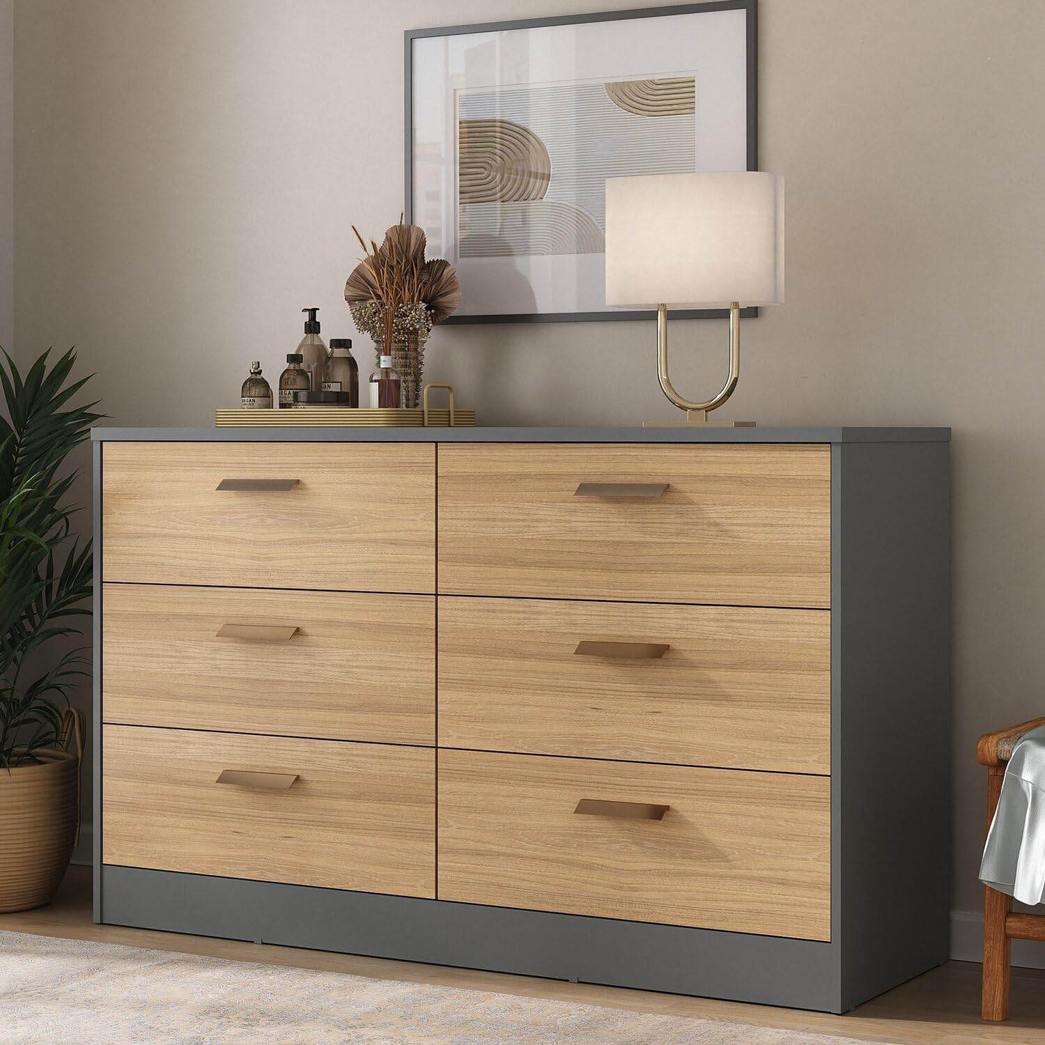 Organização e estilo para o seu quarto em 6 gavetas