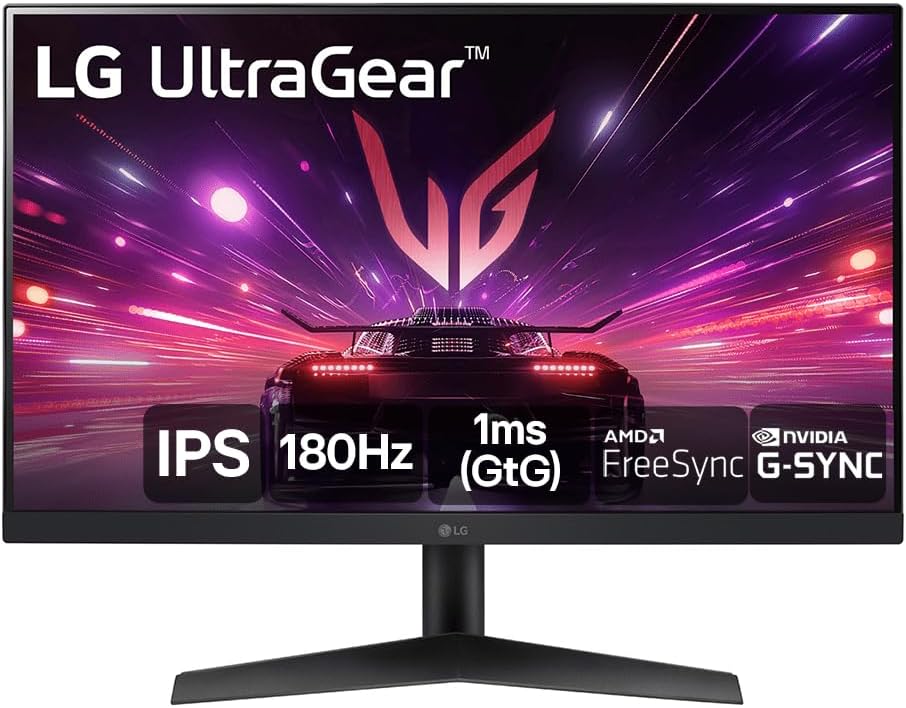 Monitor Gamer LG UltraGear 24” IPS, Full HD, 180Hz