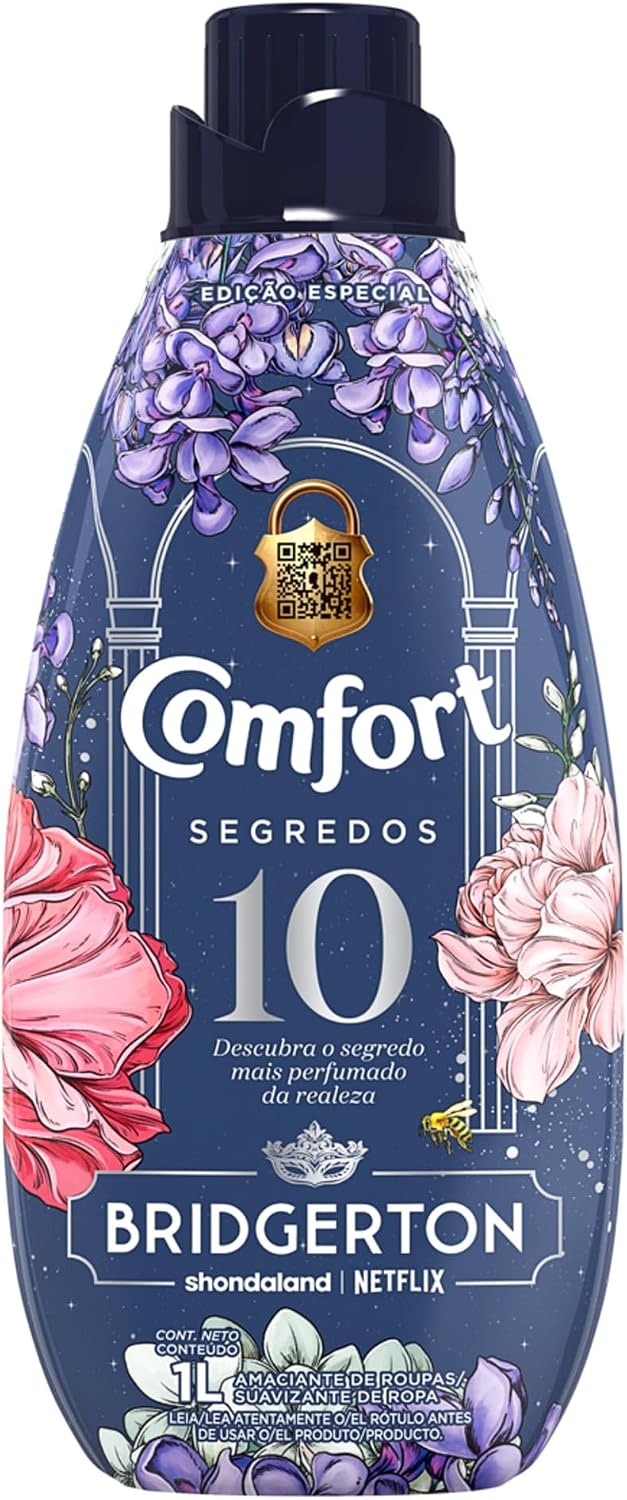 Comfort Amaciante Concentrado Bridgerton 10 Segredos 1L Edição Especial