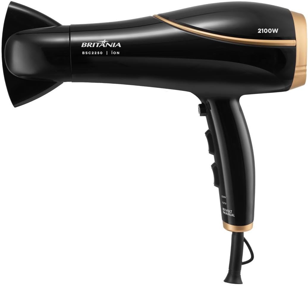 Secador de Cabelos Britânia Bivolt 2100W Bivolt