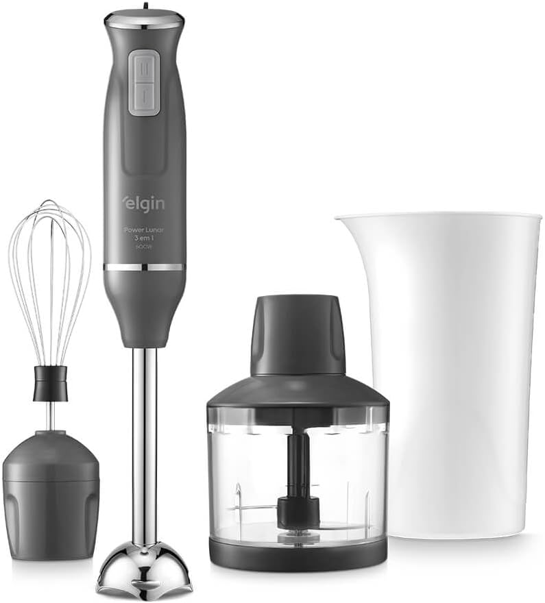 Mixer Power Inox 3 em 1 600W Elgin Lunar 220V