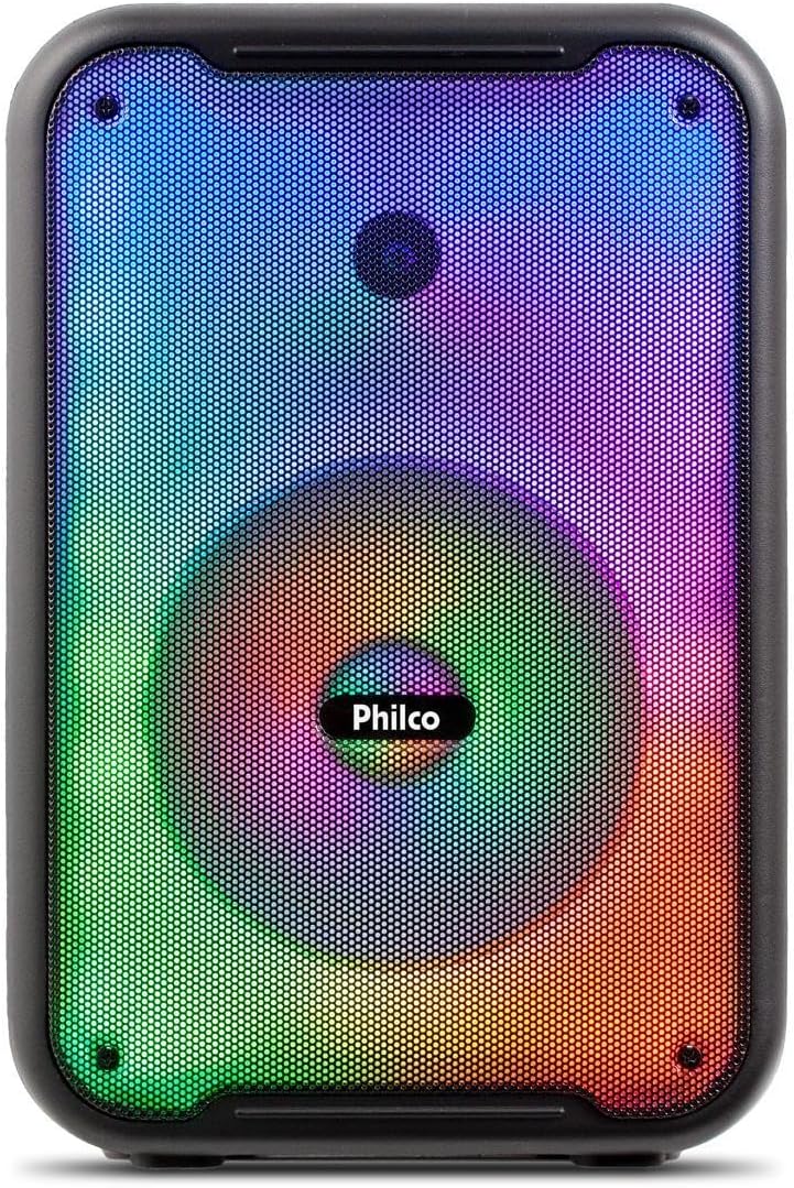 Caixa de Som Amplificada Philco Flash Lights 250W PCX3800 Bivolt