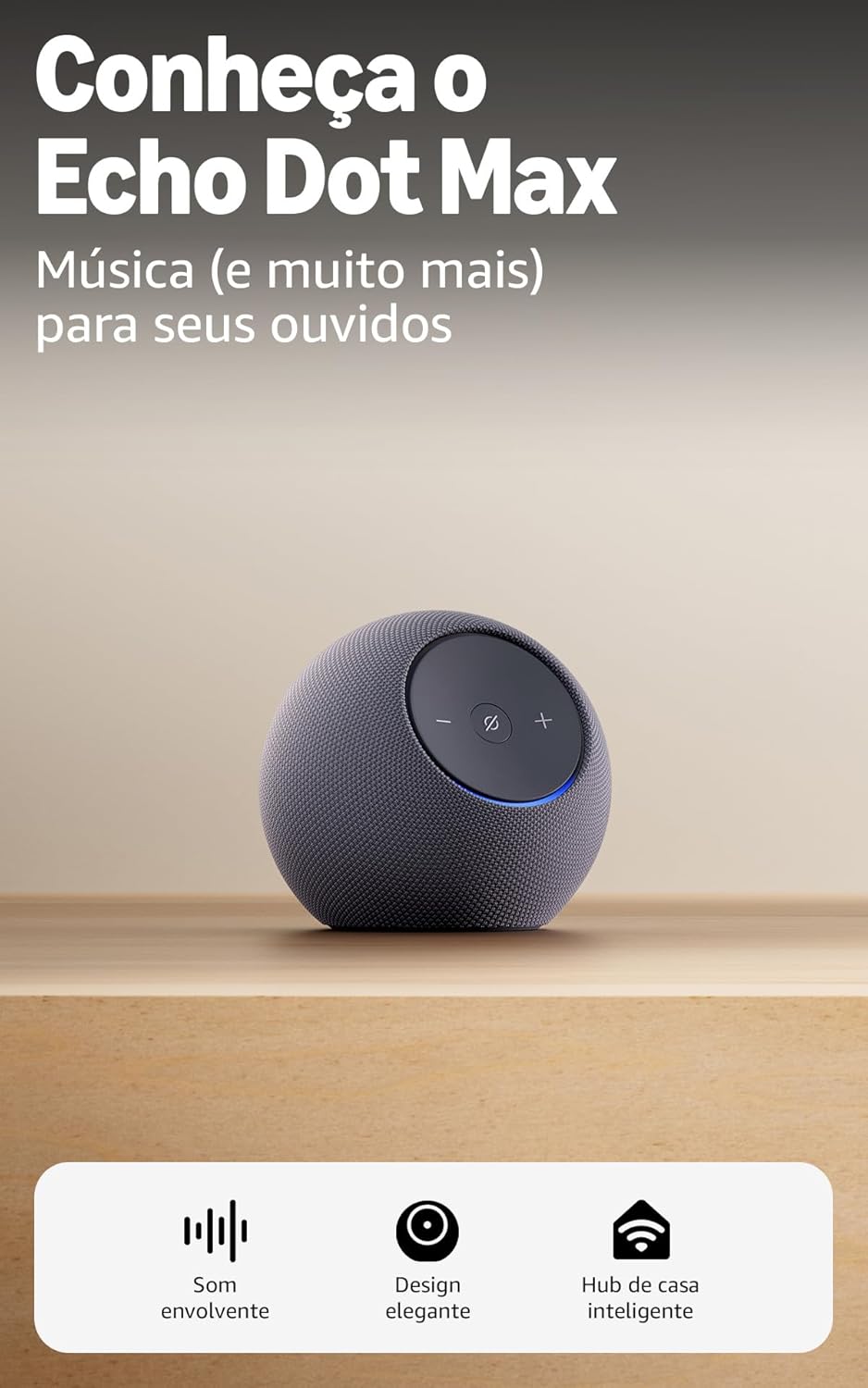 Amazon Echo Dot Max (Geração mais recente)