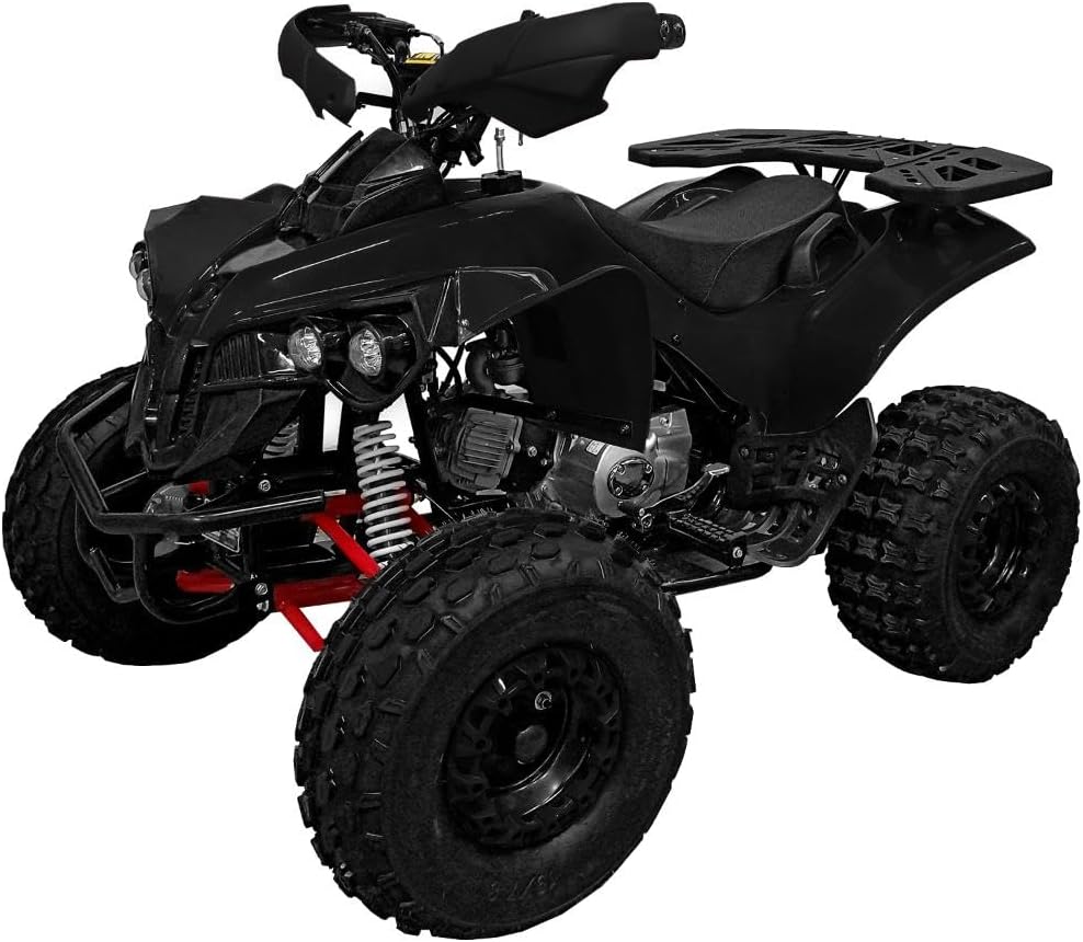 Quadriciclo Atv 125cc Gasolina P Elétrica com Ré 0 km Freio a Disco 4t Tatv125 Preto