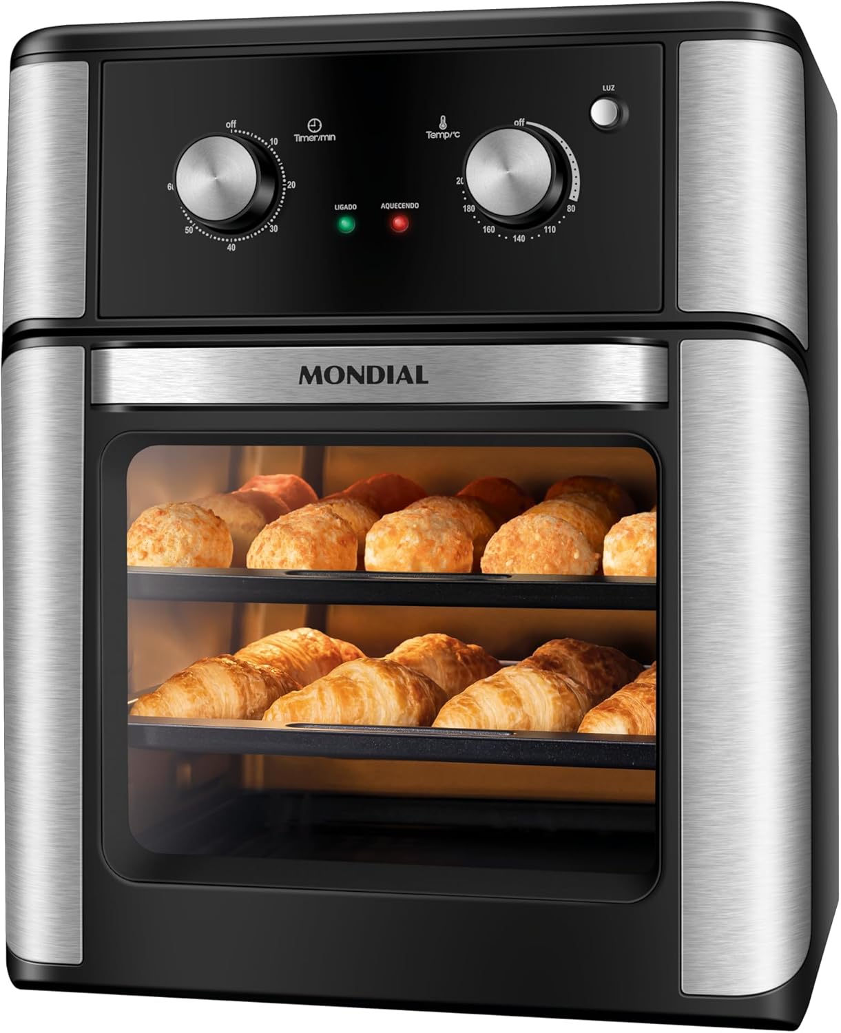 MONDIAL, Fritadeira Air Fryer Forno Oven Analógica 12L - 2200W, 220V