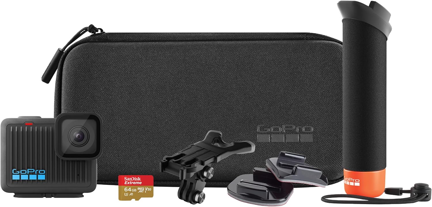 Gopro Hero Bundle - Kit Câmera de Ação Compacta 4K Com Acessórios, 12Mp, Estabilização Hyp