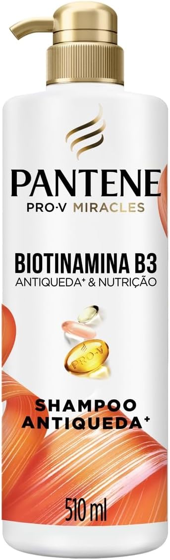 Pantene Pro-V Shampoo Biotinamina B3 Antiqueda e Nutrição 510 ml