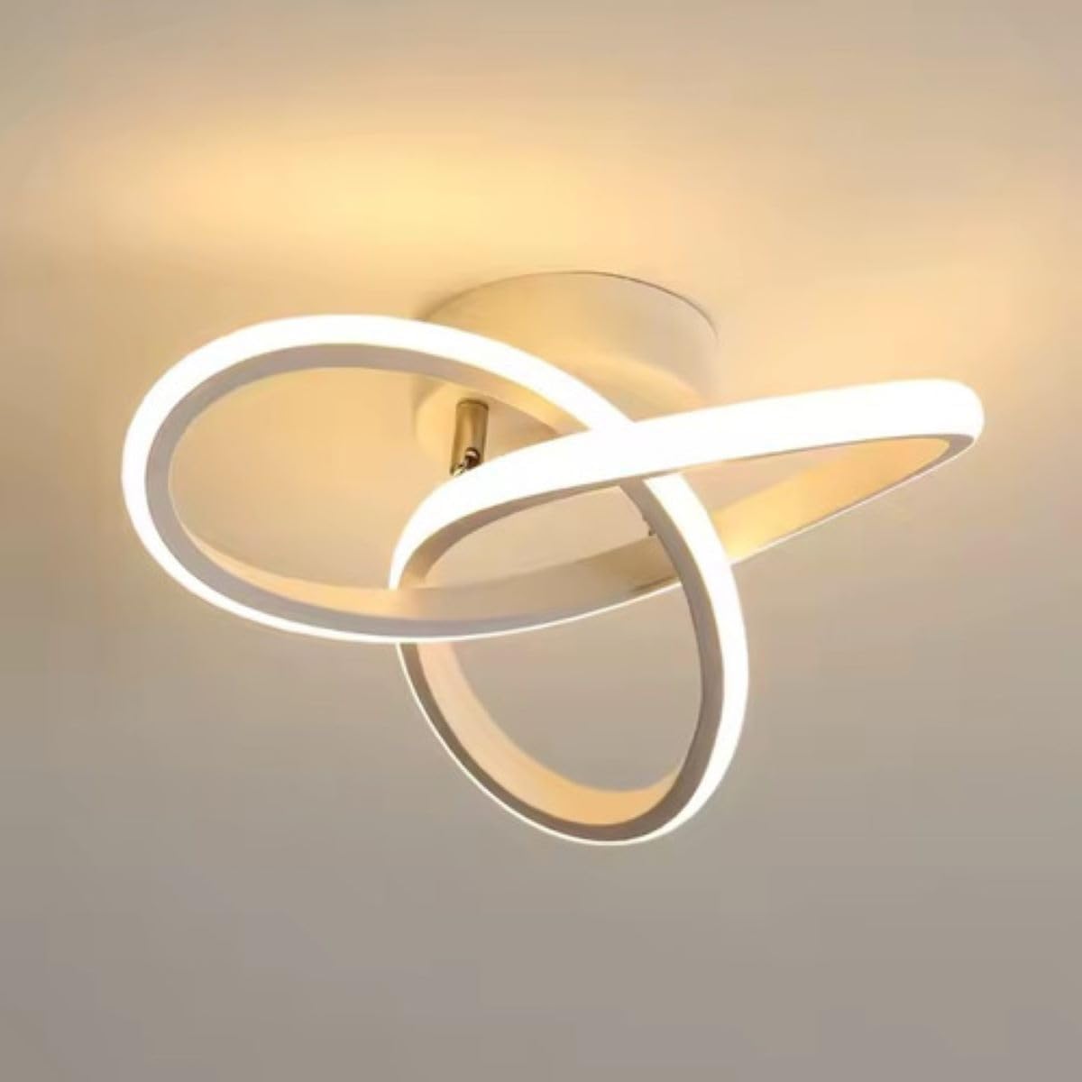 Plafon LED Teto Infinito Branco Luminária Moderna Sobrepor 20W Bivolt 3 em 1