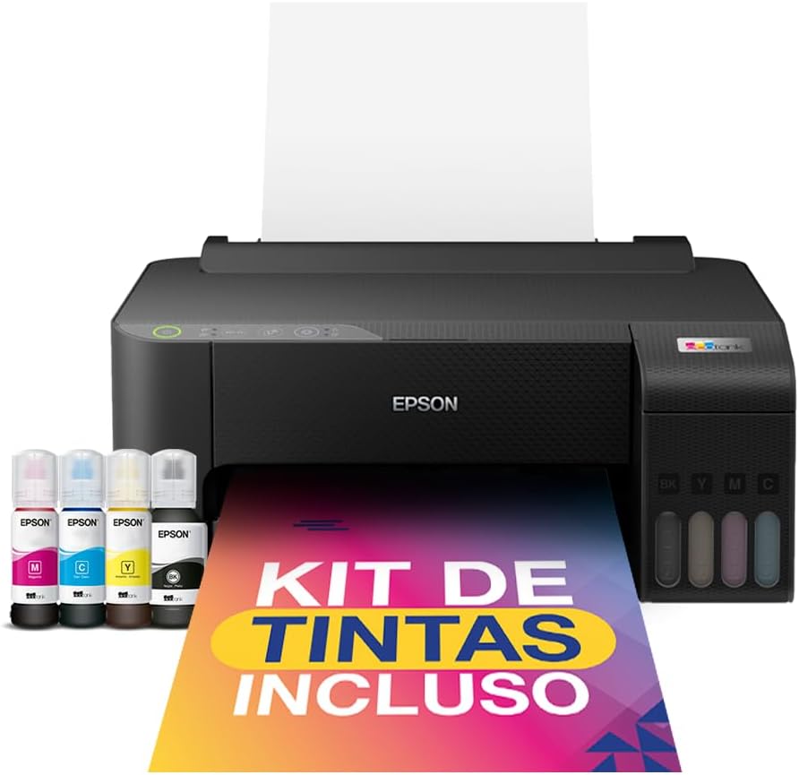Impressora Epson EcoTank L1250 - Tanque de Tinta Colorida