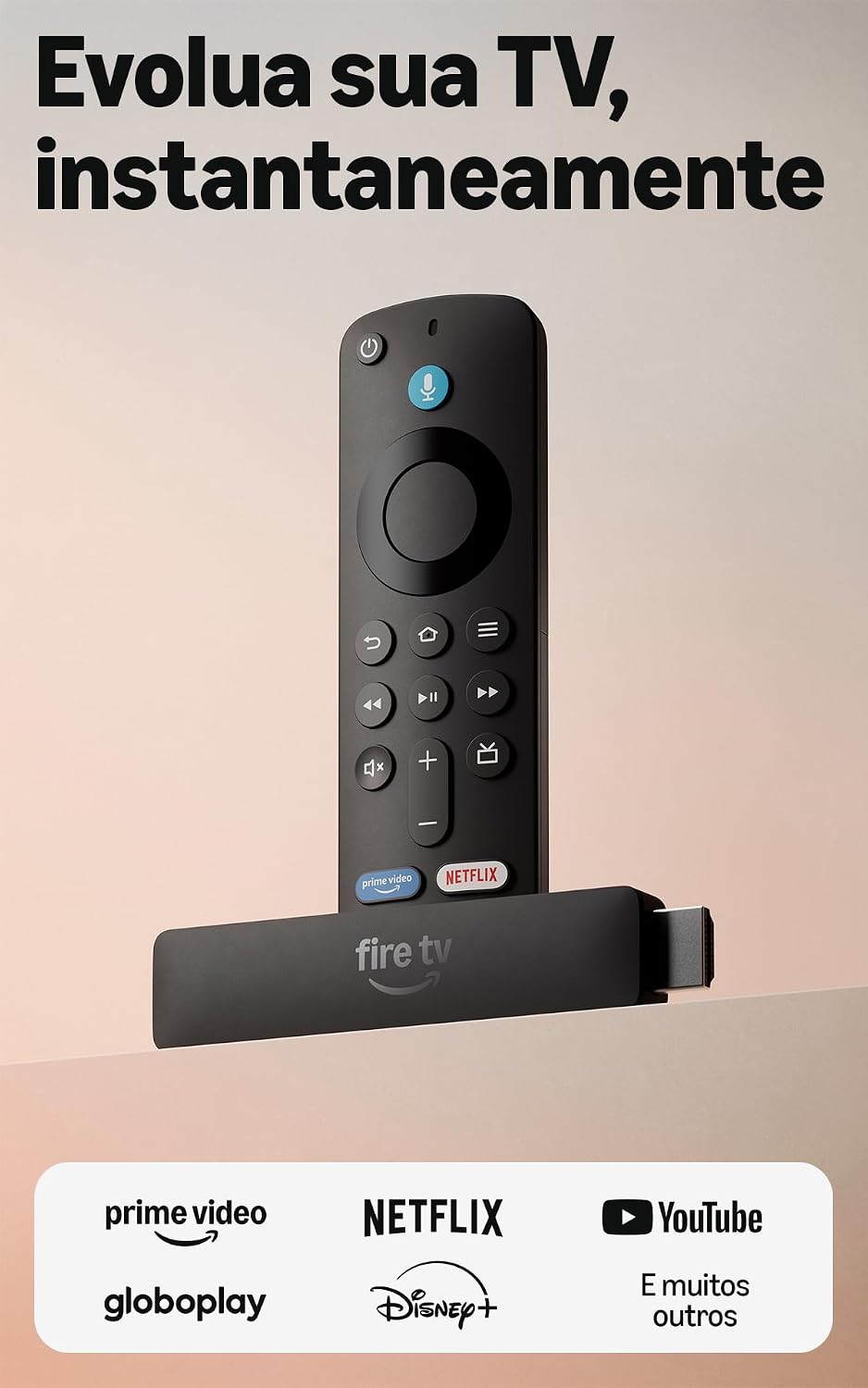 🔥Amazon Fire TV Stick HD (modelo mais recente)