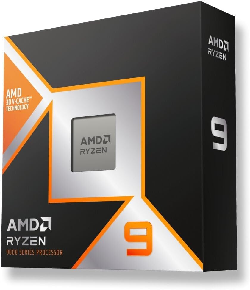 Processador AMD Ryzen 9 9900X3D (AM5/ 12 Cores/ 24 Threads/ 5.5 GHz/ 140 MB Cache/Radeon G