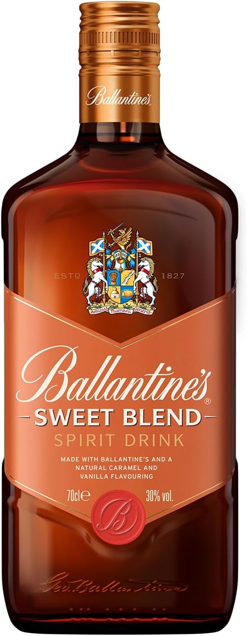 Licor Seco de Whisky Caramelo & Baunilha Ballantine's Sweet Blend Garrafa 700ml