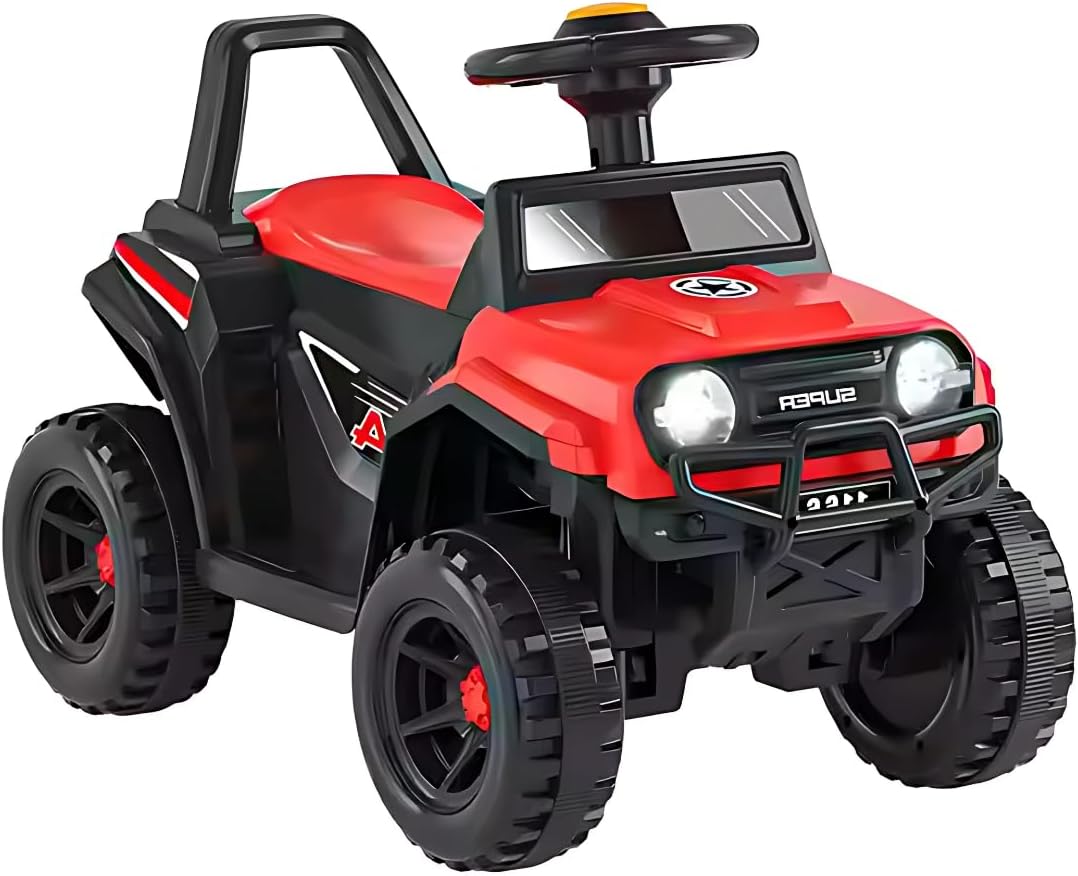 Jipe Elétrico Infantil 6V Kidino Carro Elétrico Infantil Off-Road Menino e Menina 1 à 4 an