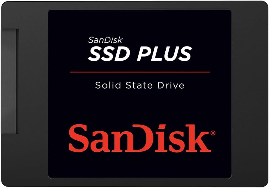 SANDISK Unidade de estado sólido interna SSD Plus de 1 TB - SATA III 6GB/s, 7 mm, velocida