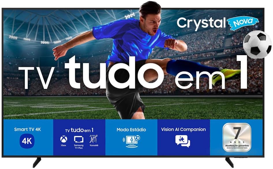 'Samsung Smart TV 55" Crystal UHD 4K U8100F 2025
