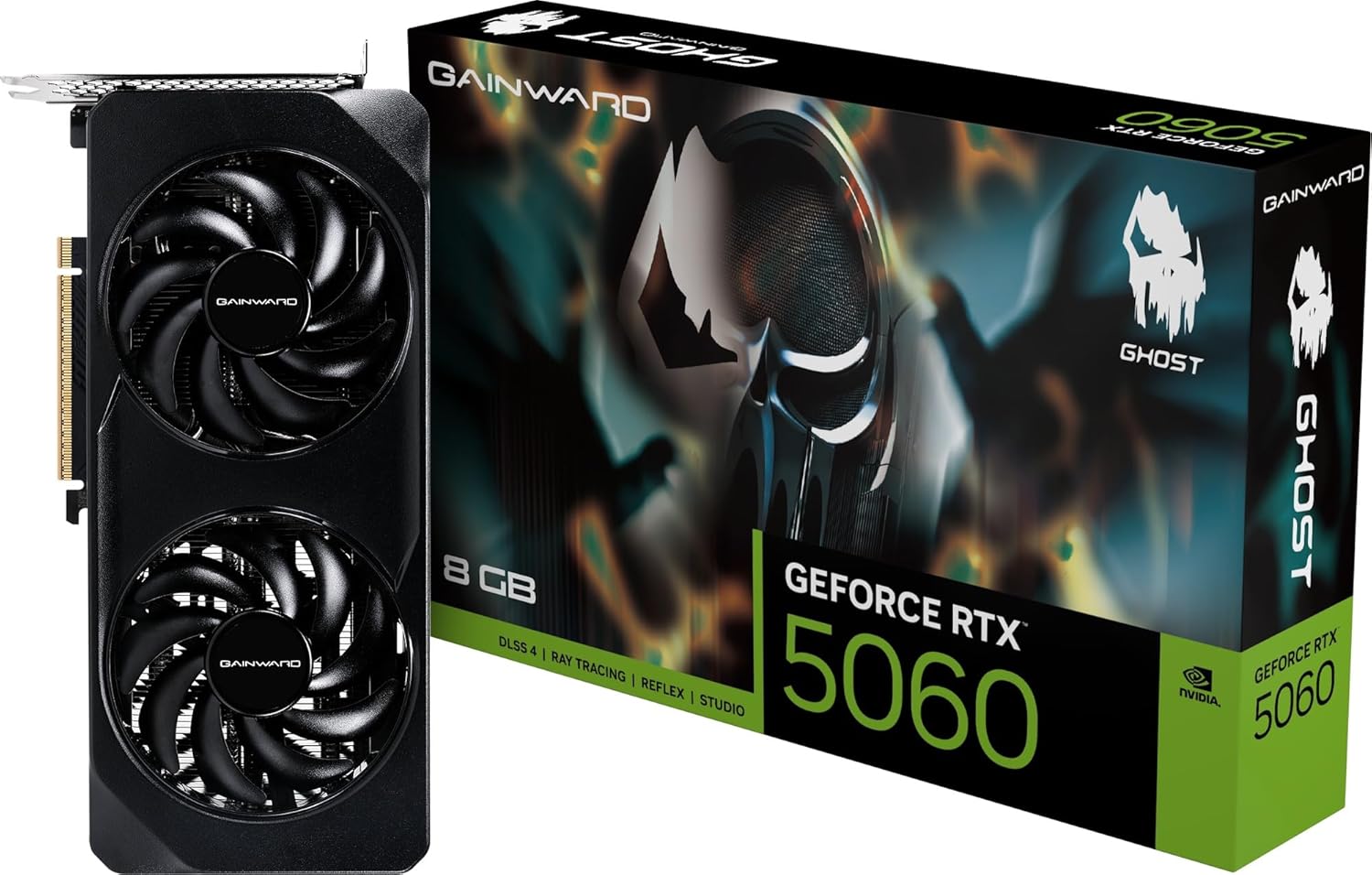 🔥 GAINWARD Placa gráfica RTX 5060 Ghost 8GB GDDR7 128bit 3-DP HDMI NE75060019P1-GB2063B V