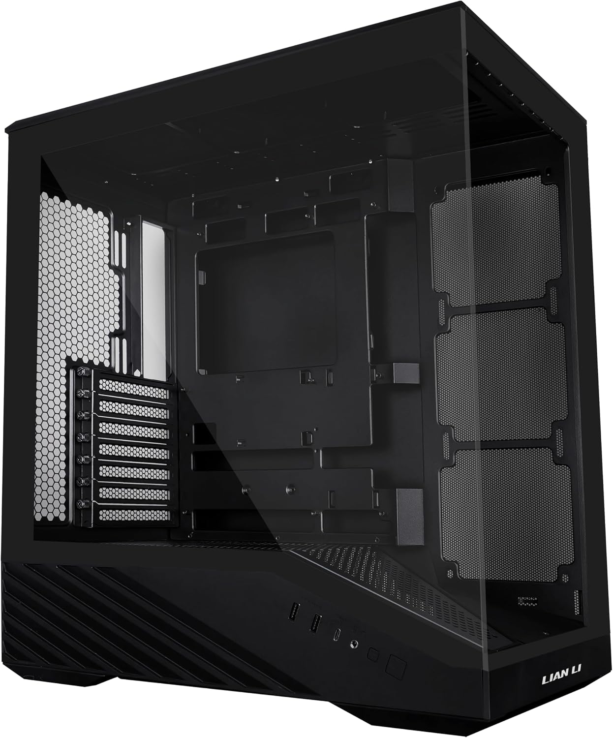 🔥 Gabinete Gamer Lian Li Vector V100 Preto Sem Fans V100X